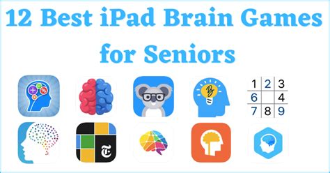 tablet games for seniors|12 Best iPad Brain Games for Seniors .